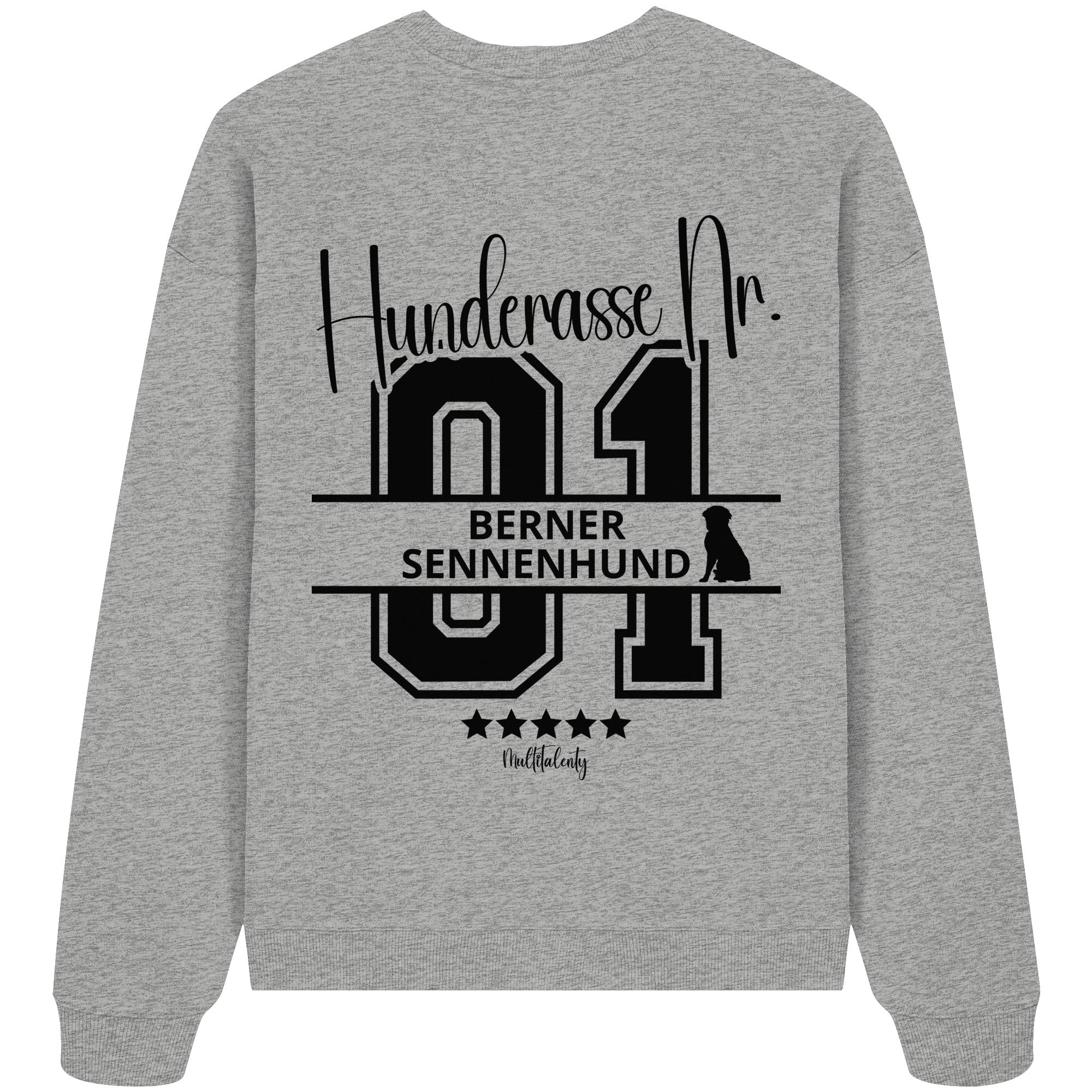 Nr. 01 Berner Sennenhund - Organic Oversize Sweatshirt