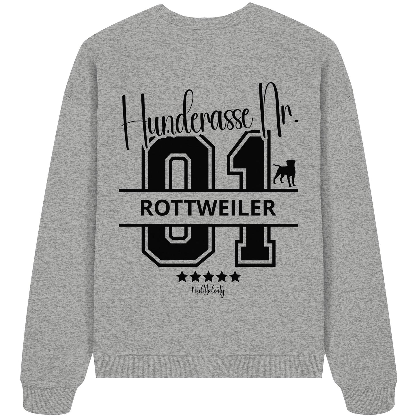 Nr. 01 Rottweiler - Organic Oversize Sweatshirt