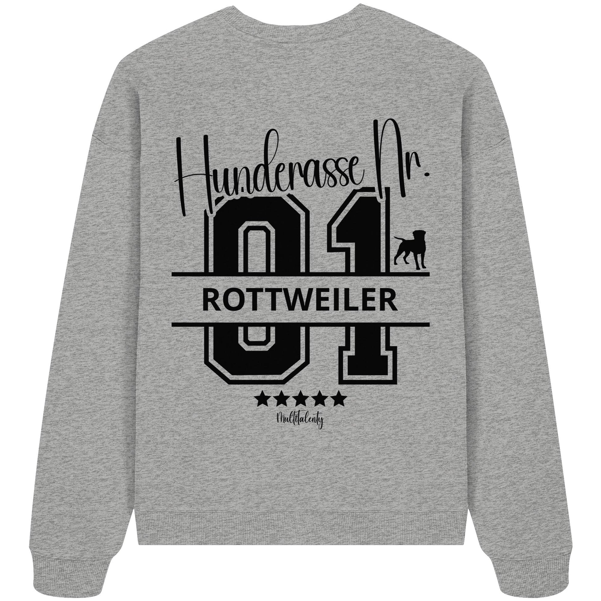 Nr. 01 Rottweiler - Organic Oversize Sweatshirt