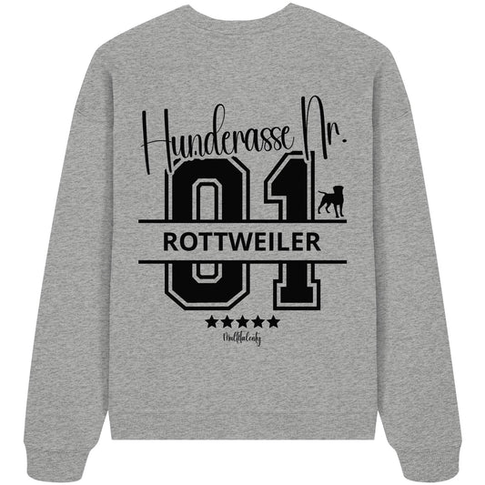 Nr. 01 Rottweiler - Organic Oversize Sweatshirt