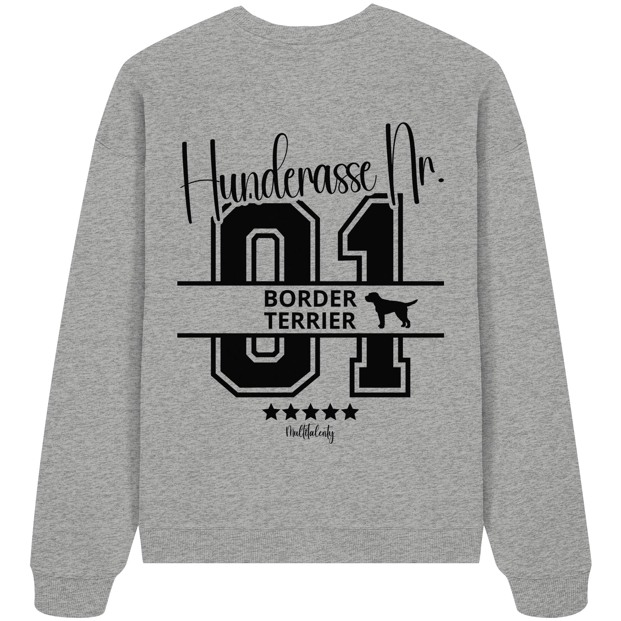 Nr. 01 Border Terrier - Organic Oversize Sweatshirt
