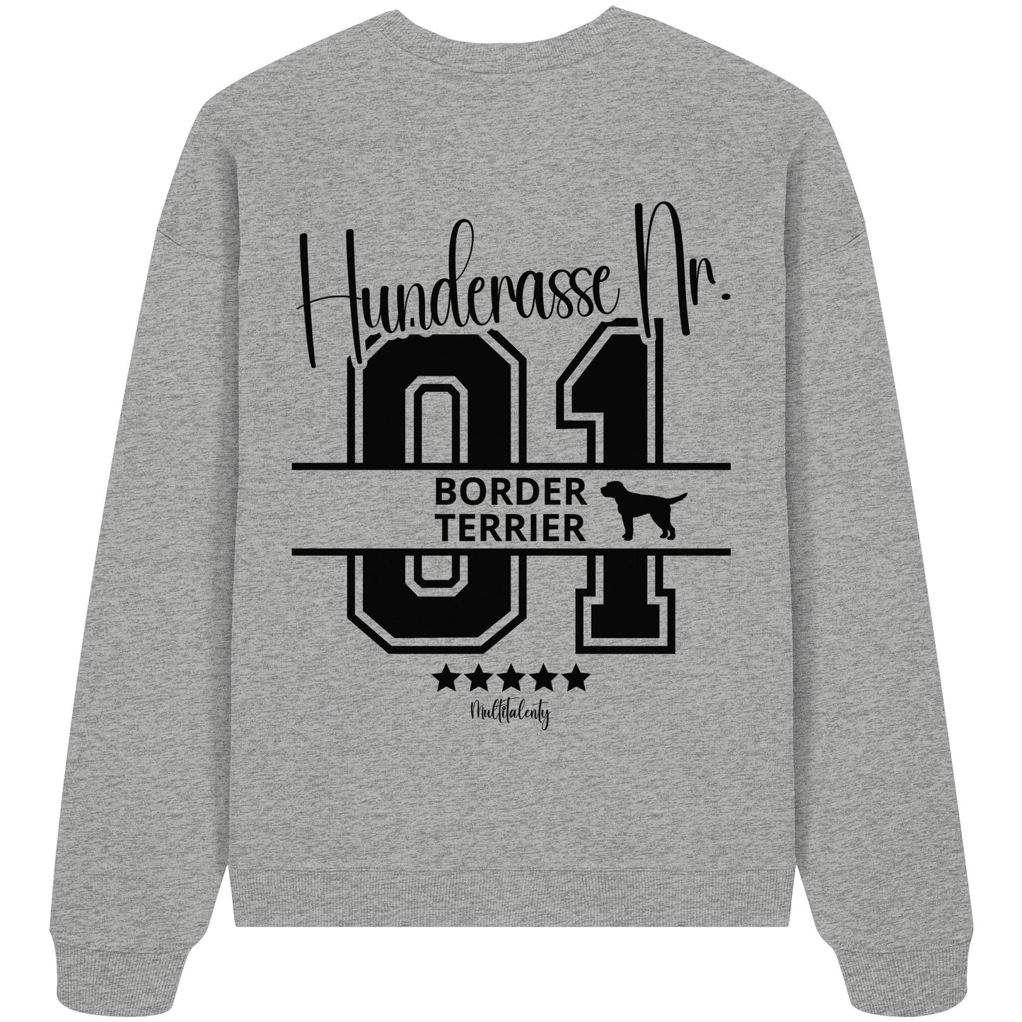 Nr. 01 Border Terrier - Organic Oversize Sweatshirt