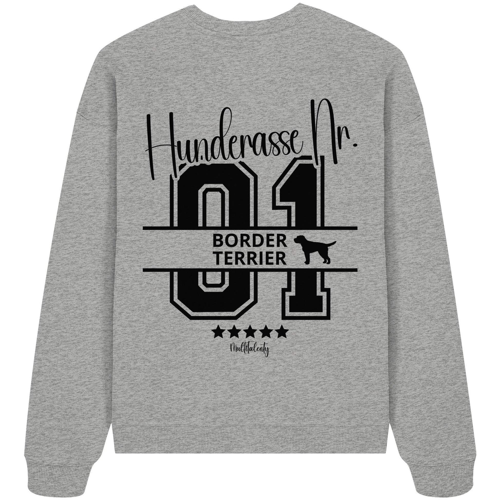 Nr. 01 Border Terrier - Organic Oversize Sweatshirt