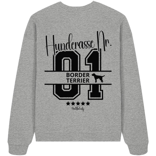 Nr. 01 Border Terrier - Organic Oversize Sweatshirt