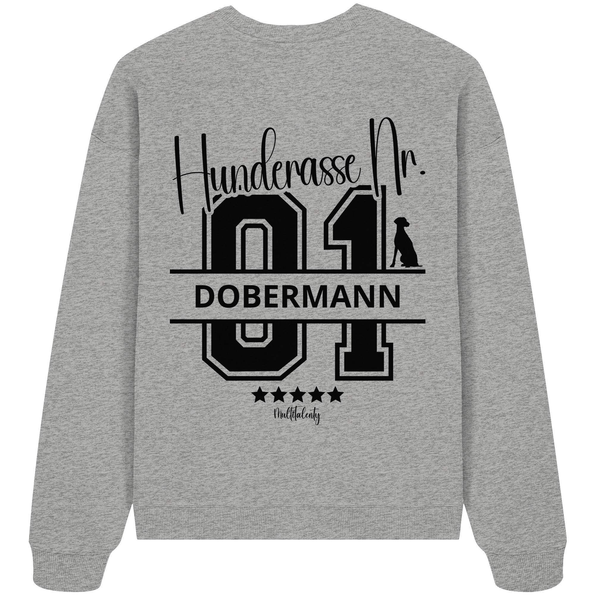 Nr. 01 Dobermann - Organic Oversize Sweatshirt