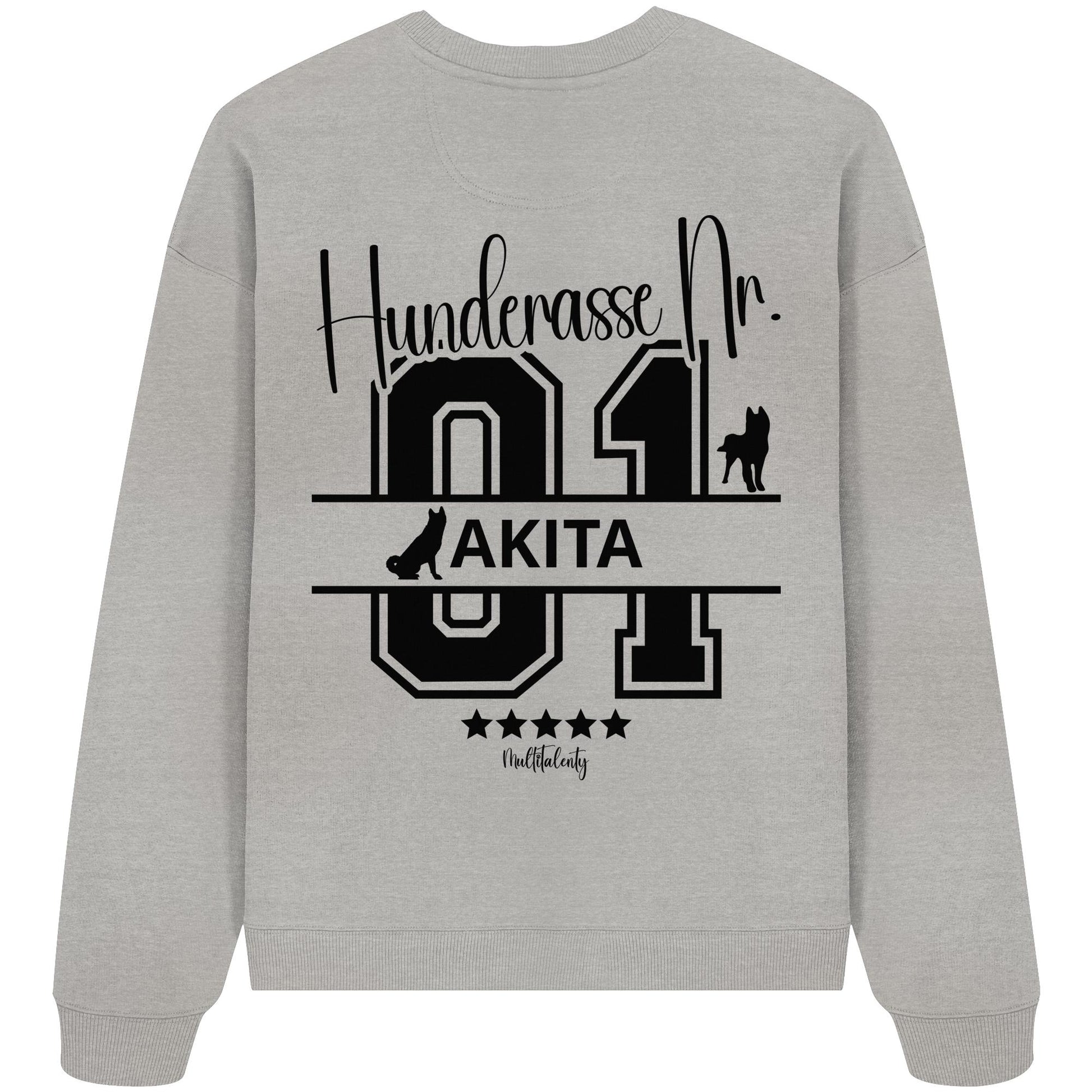 Nr. 01 Akita - Organic Oversize Sweatshirt