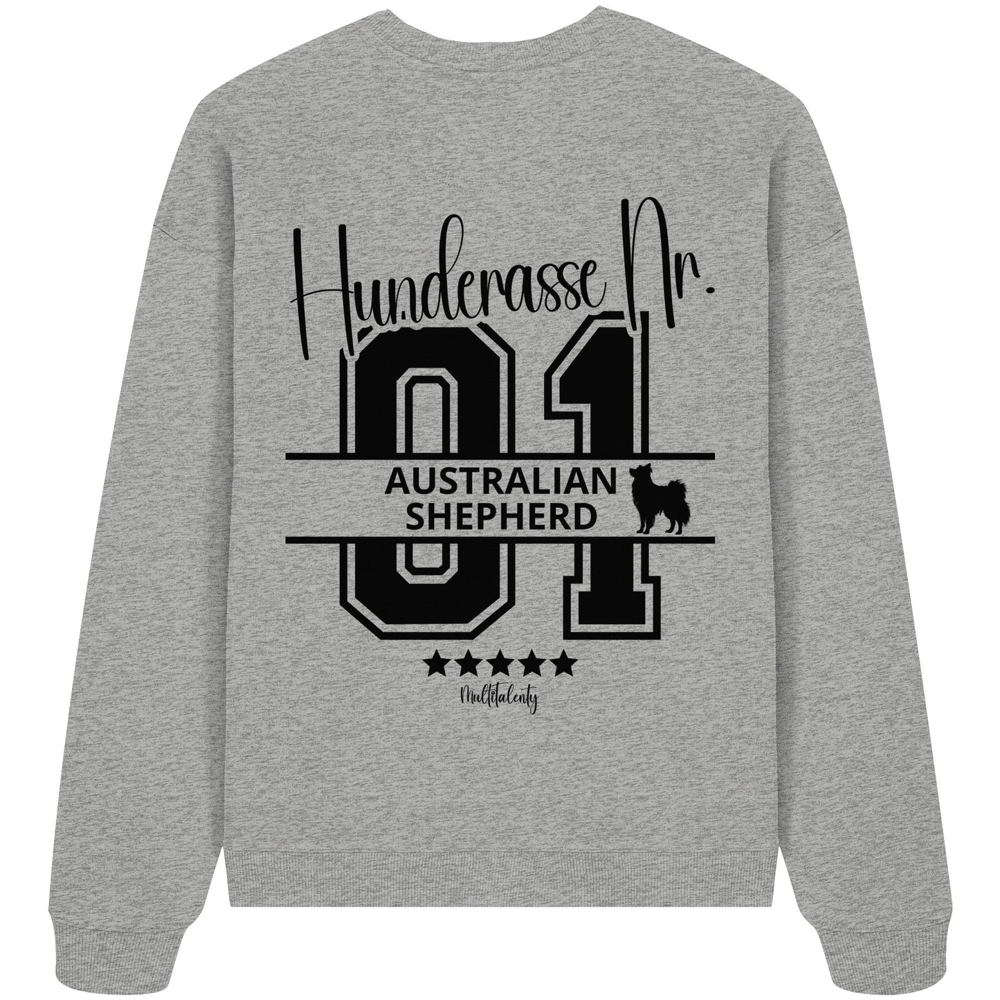 Nr. 01 Australian Shepherd - Organic Oversize Sweatshirt