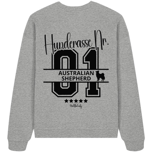Nr. 01 Australian Shepherd - Organic Oversize Sweatshirt