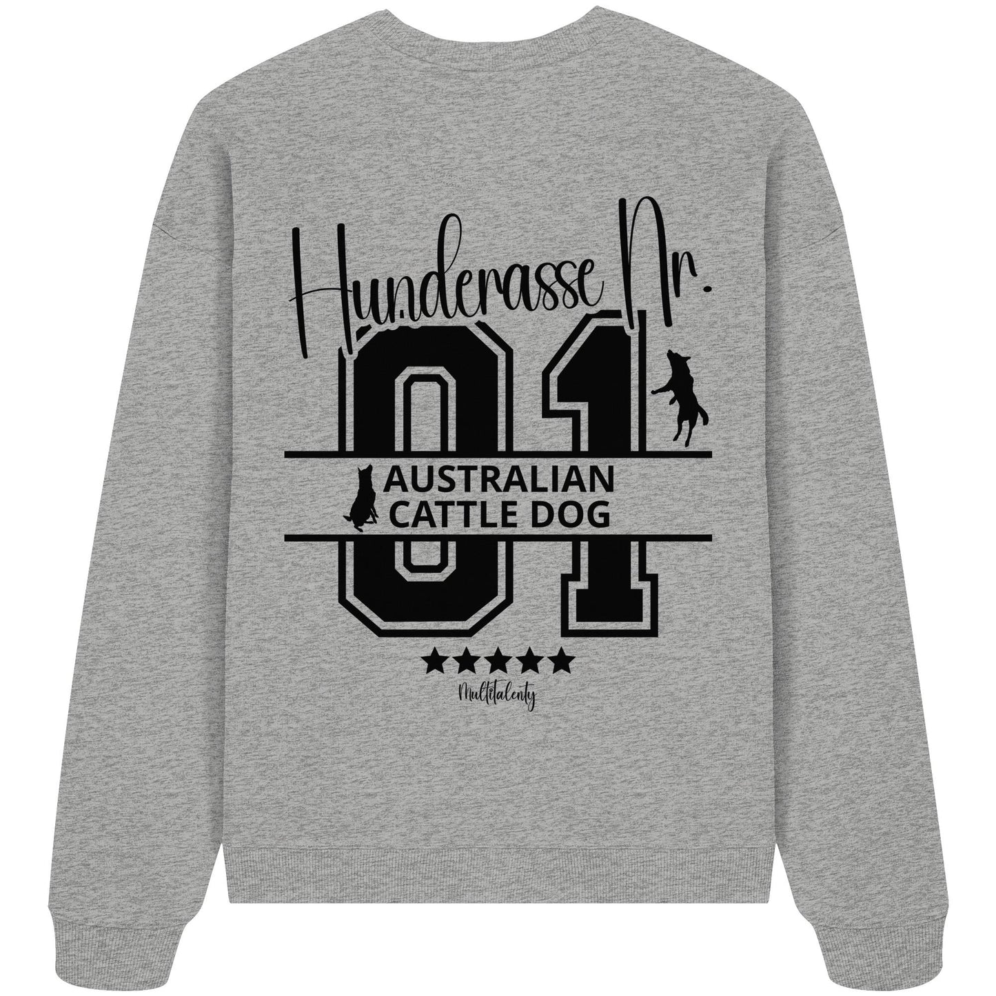 Nr. 01 Australian Cattle Dog - Organic Oversize Sweatshirt