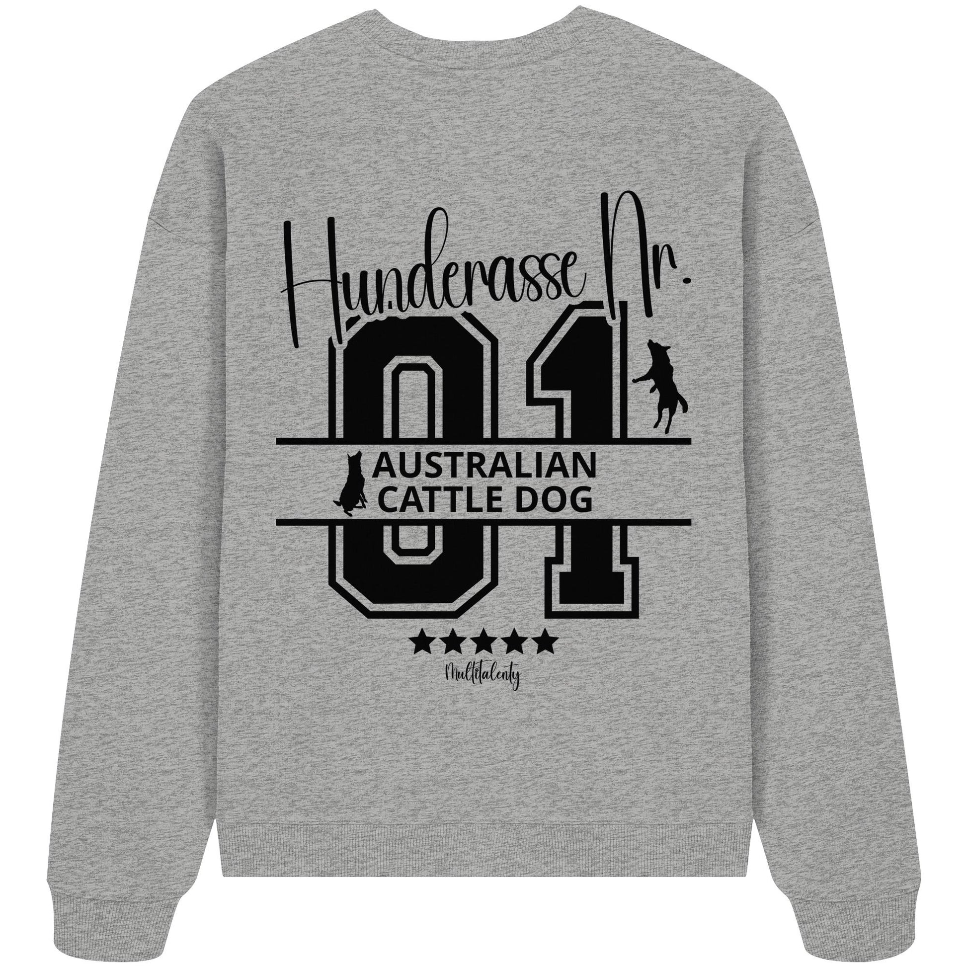 Nr. 01 Australian Cattle Dog - Organic Oversize Sweatshirt