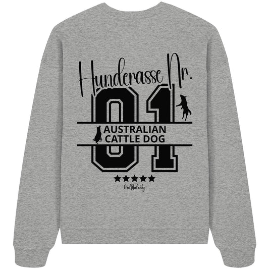 Nr. 01 Australian Cattle Dog - Organic Oversize Sweatshirt