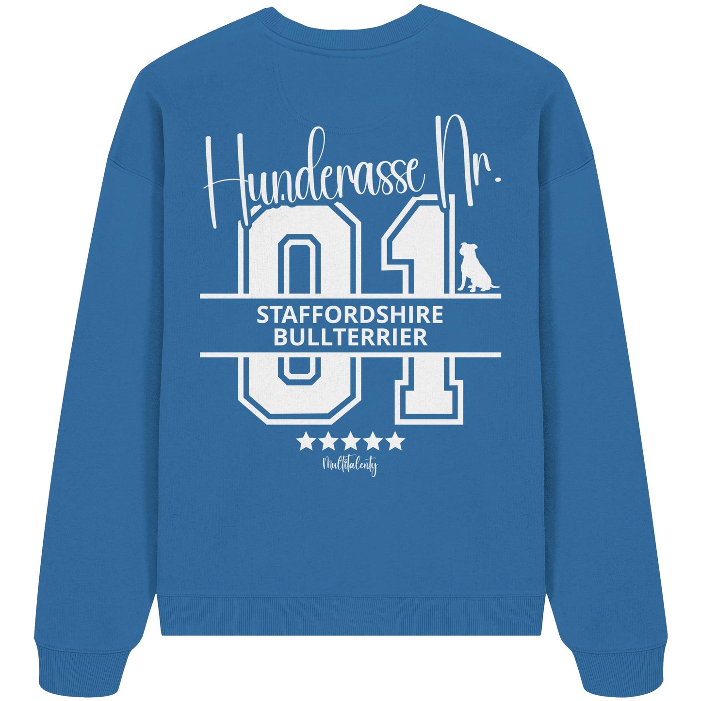 Nr. 01 Staffordshire Bullterrier - Organic Oversize Sweatshirt