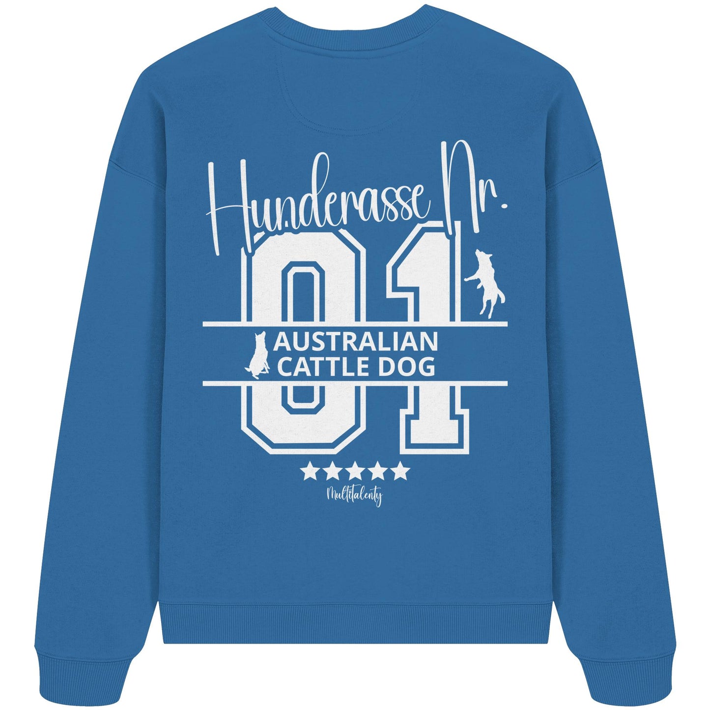 Nr. 01 Australian Cattle Dog - Organic Oversize Sweatshirt