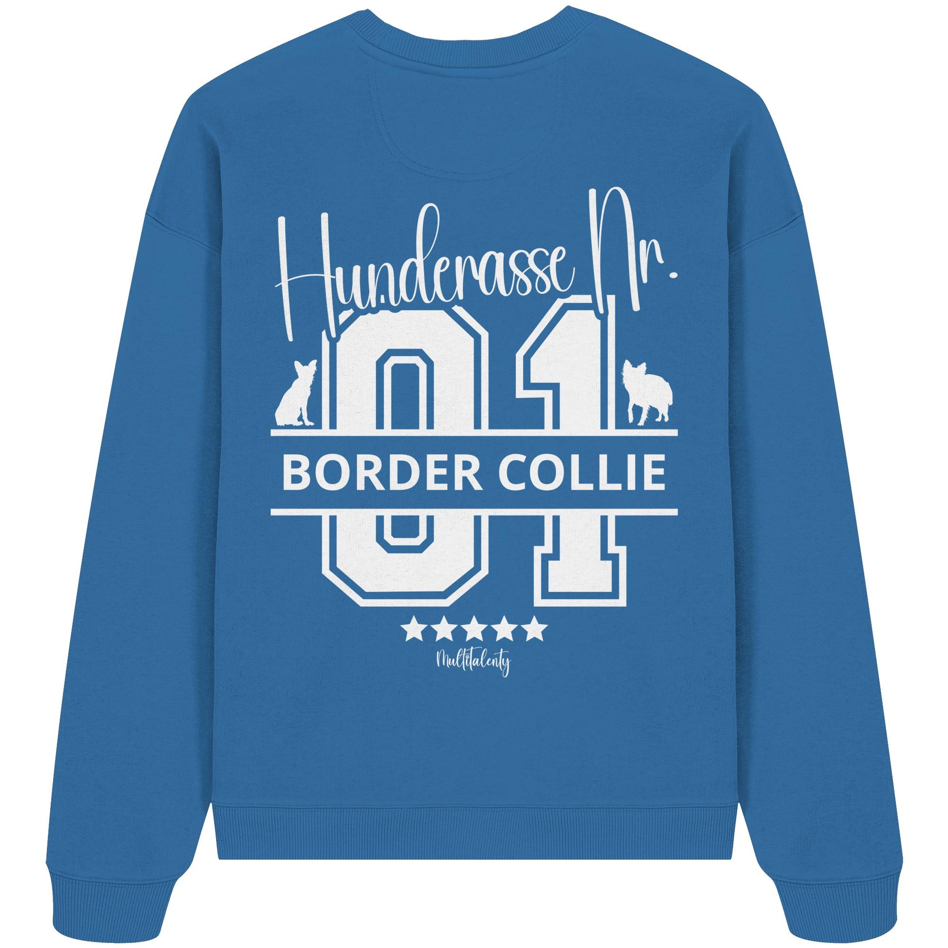Nr. 01 Border Collie - Organic Oversize Sweatshirt
