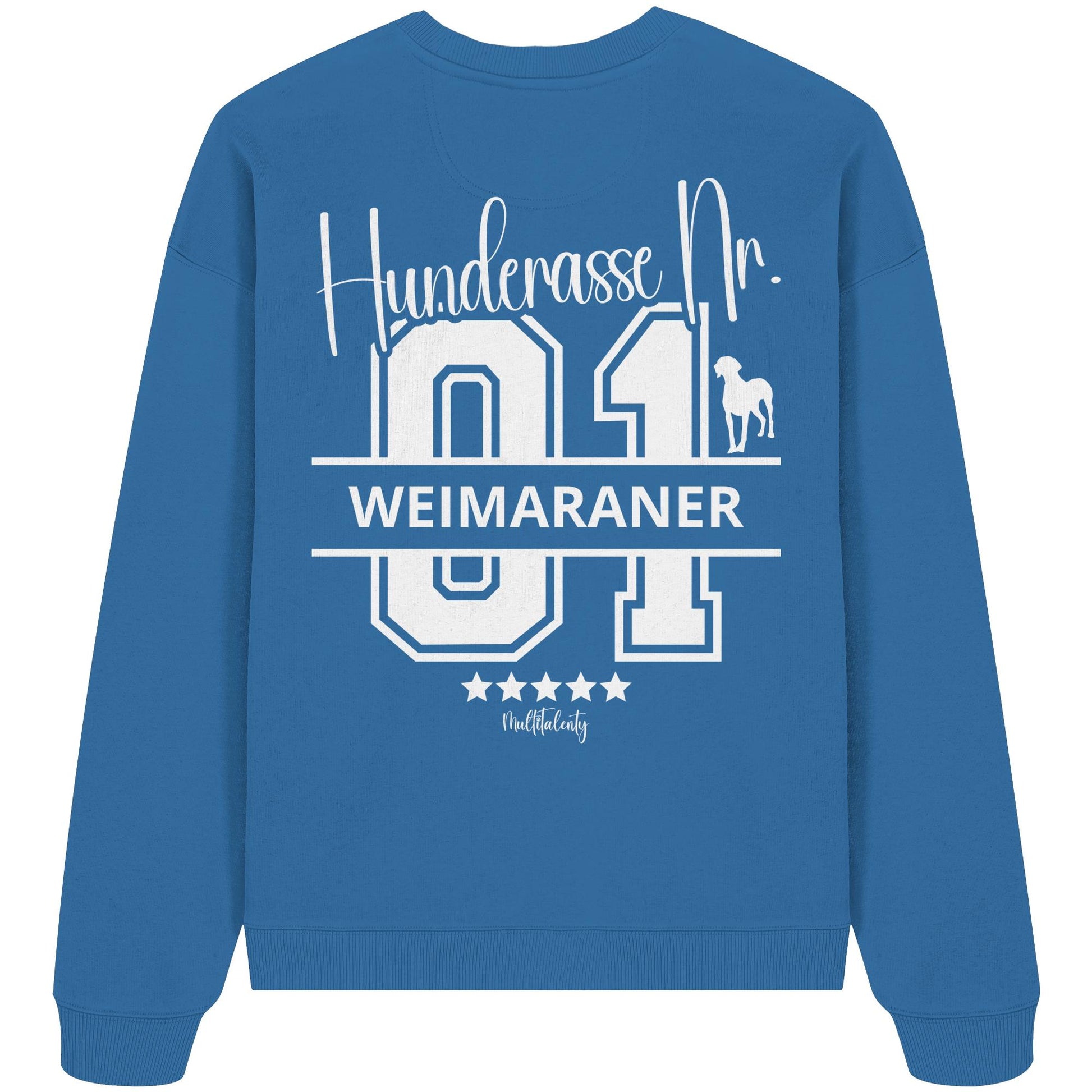 Nr. 01 Weimaraner - Organic Oversize Sweatshirt