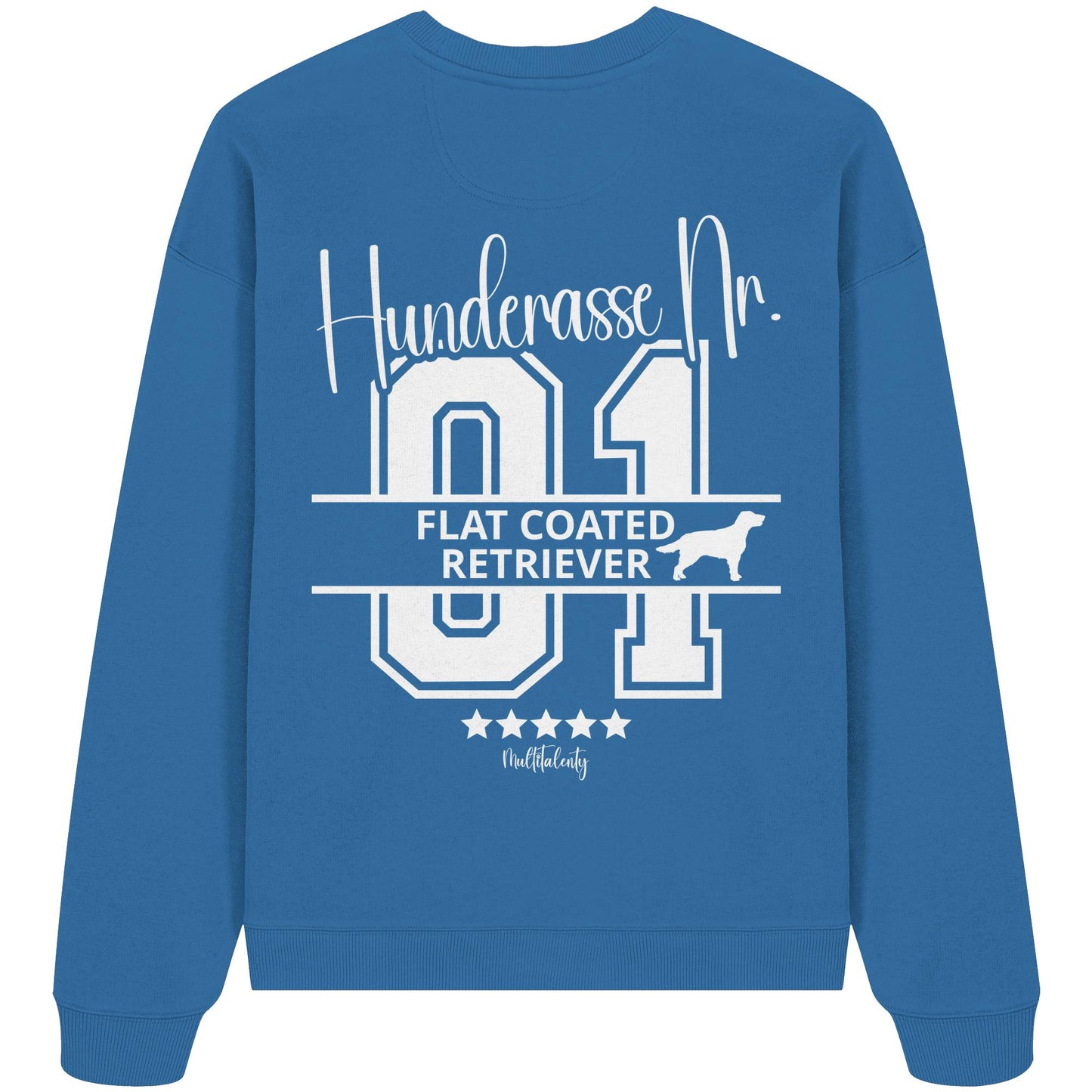 Nr. 01 Flat Coated Retriever - Organic Oversize Sweatshirt