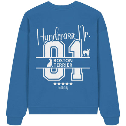 Nr. 01 Boston Terrier - Organic Oversize Sweatshirt