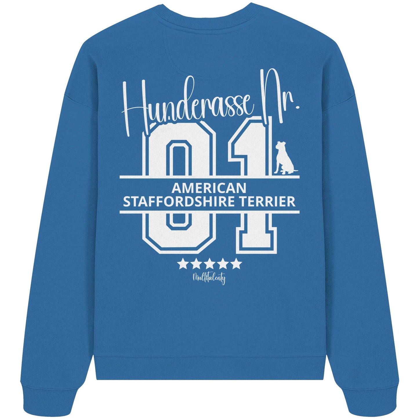 Nr. 01 American Staffordshire Terrier - Organic Oversize Sweatshirt