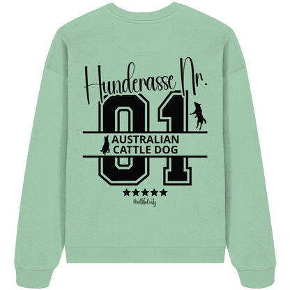 Nr. 01 Australian Cattle Dog - Organic Oversize Sweatshirt