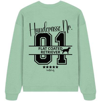 Nr. 01 Flat Coated Retriever - Organic Oversize Sweatshirt