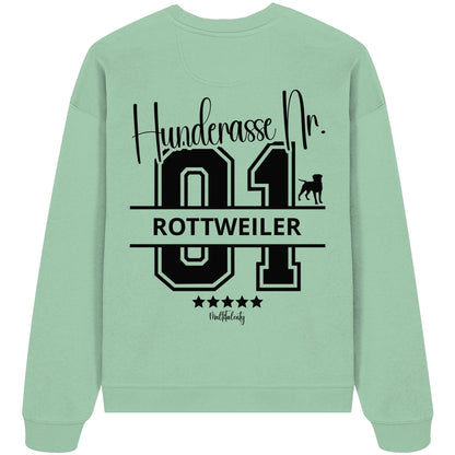 Nr. 01 Rottweiler - Organic Oversize Sweatshirt