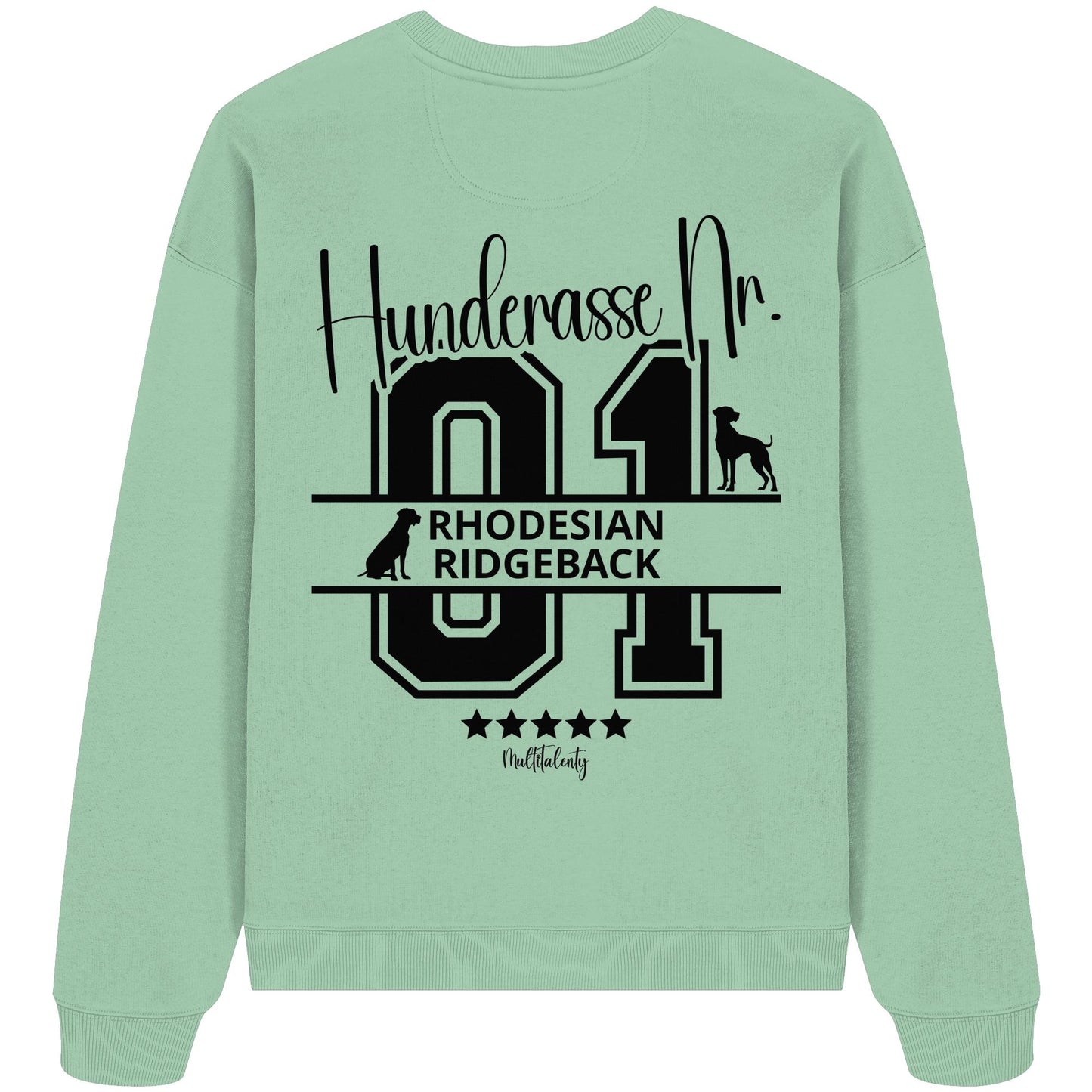Nr. 01 Rhodesian Ridgeback - Organic Oversize Sweatshirt