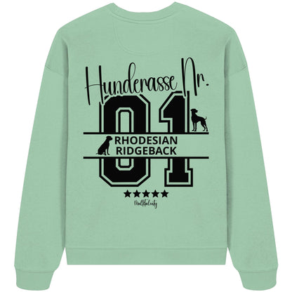 Nr. 01 Rhodesian Ridgeback - Organic Oversize Sweatshirt