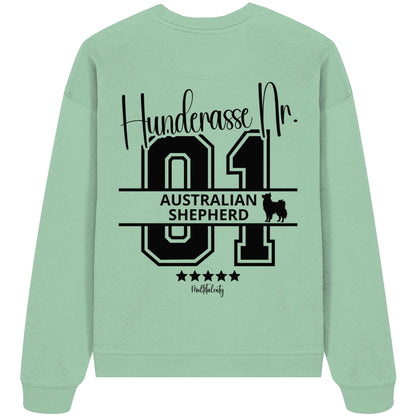 Nr. 01 Australian Shepherd - Organic Oversize Sweatshirt