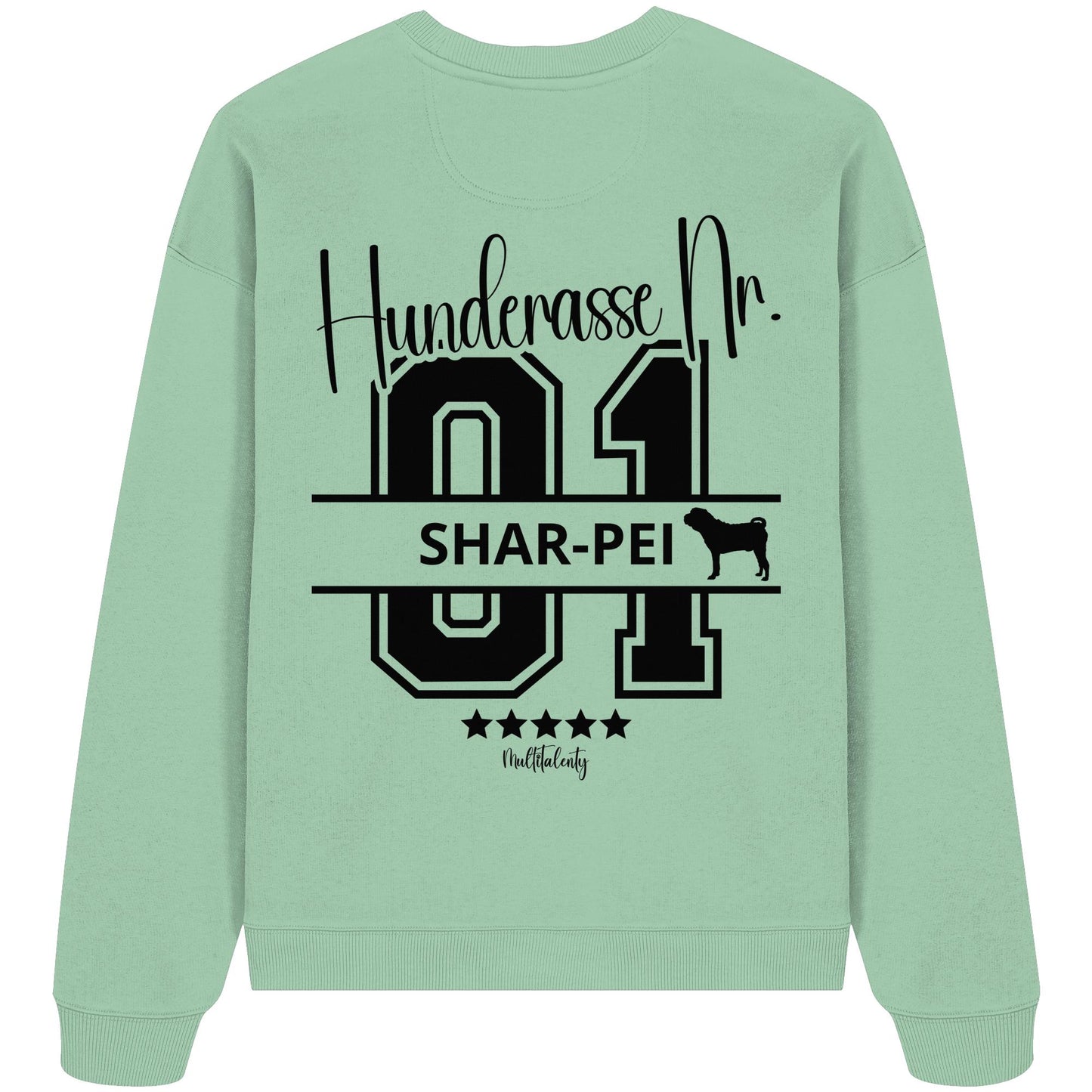 Nr. 01 Shar-Pei - Organic Oversize Sweatshirt