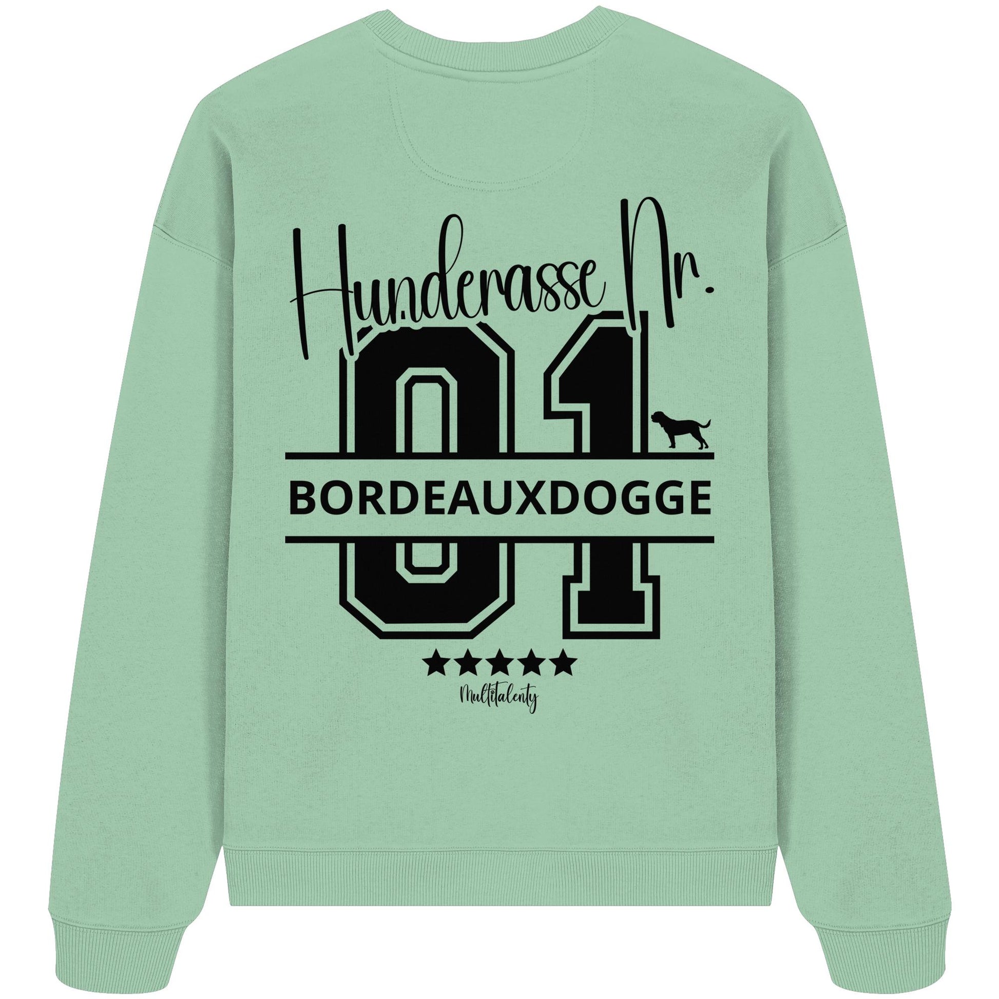 Nr. 01 Bordeauxdogge - Organic Oversize Sweatshirt