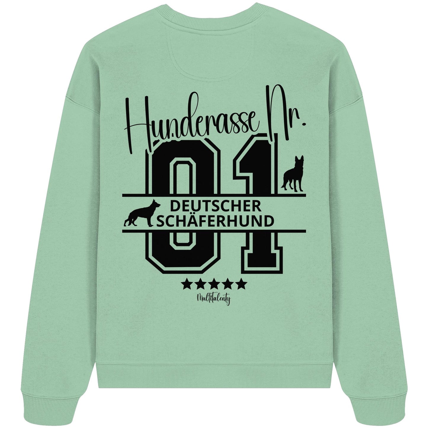 Nr. 01 Deutscher Schäferhund - Organic Oversize Sweatshirt