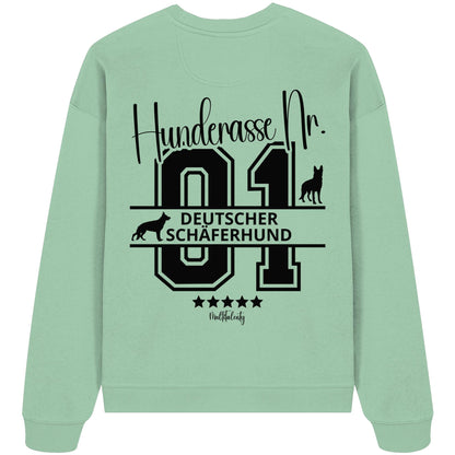 Nr. 01 Deutscher Schäferhund - Organic Oversize Sweatshirt