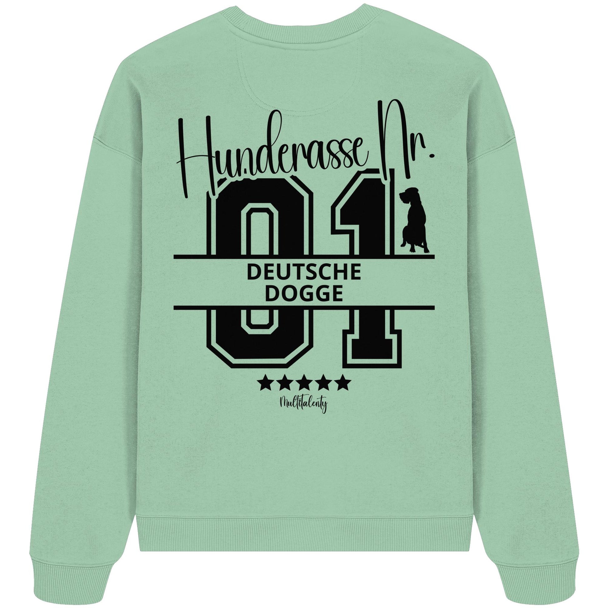 Nr. 01 Deutsche Dogge - Organic Oversize Sweatshirt
