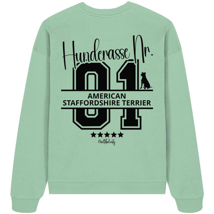 Nr. 01 American Staffordshire Terrier - Organic Oversize Sweatshirt