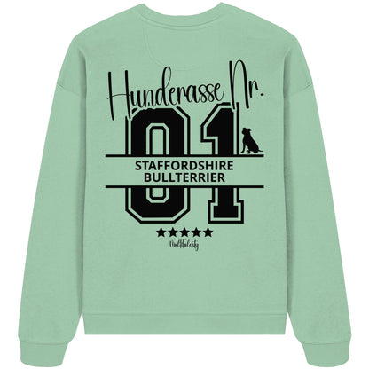 Nr. 01 Staffordshire Bullterrier - Organic Oversize Sweatshirt