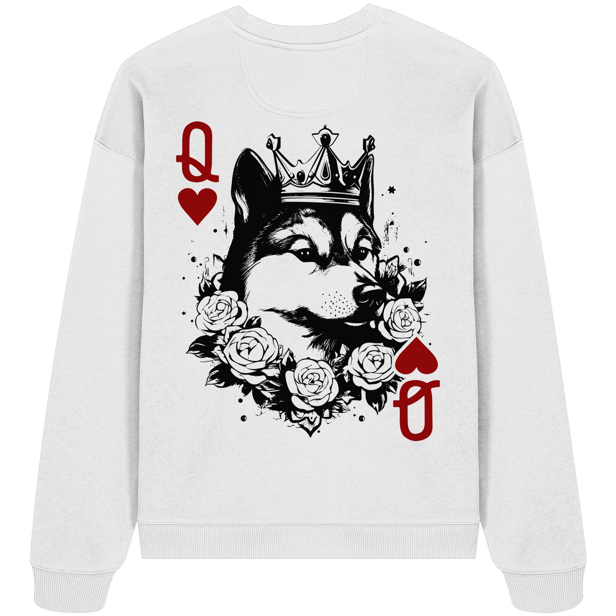 Herzkönigin Shiba Inu - Organic Oversize Sweatshirt