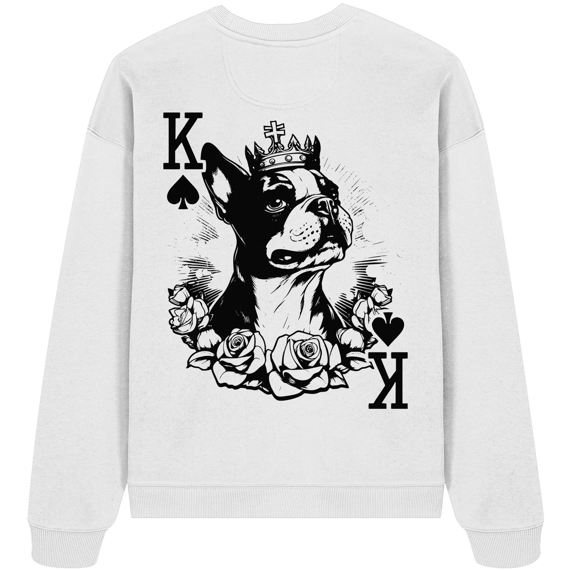 Pikkönig Boston Terrier - Organic Oversize Sweatshirt