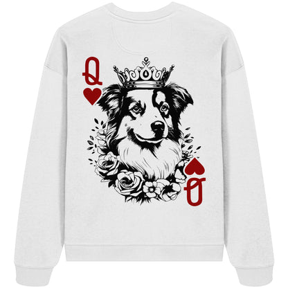 Herzkönigin Australian Shepherd - Organic Oversize Sweatshirt