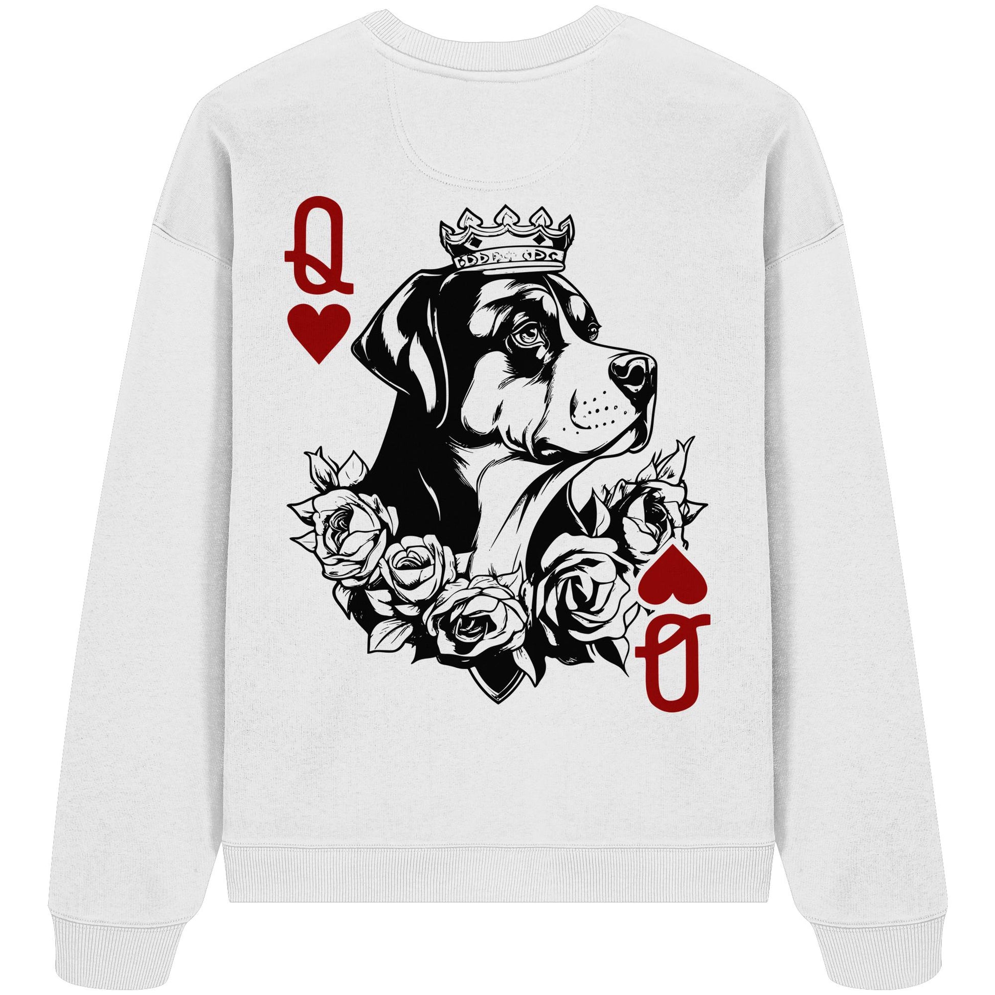 Herzkönigin Großer Schweizer Sennenhund - Organic Oversize Sweatshirt