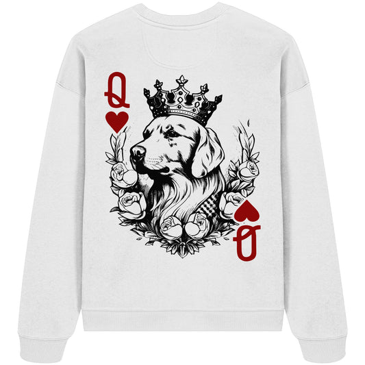 Herzkönigin Golden Retriever - Organic Oversize Sweatshirt