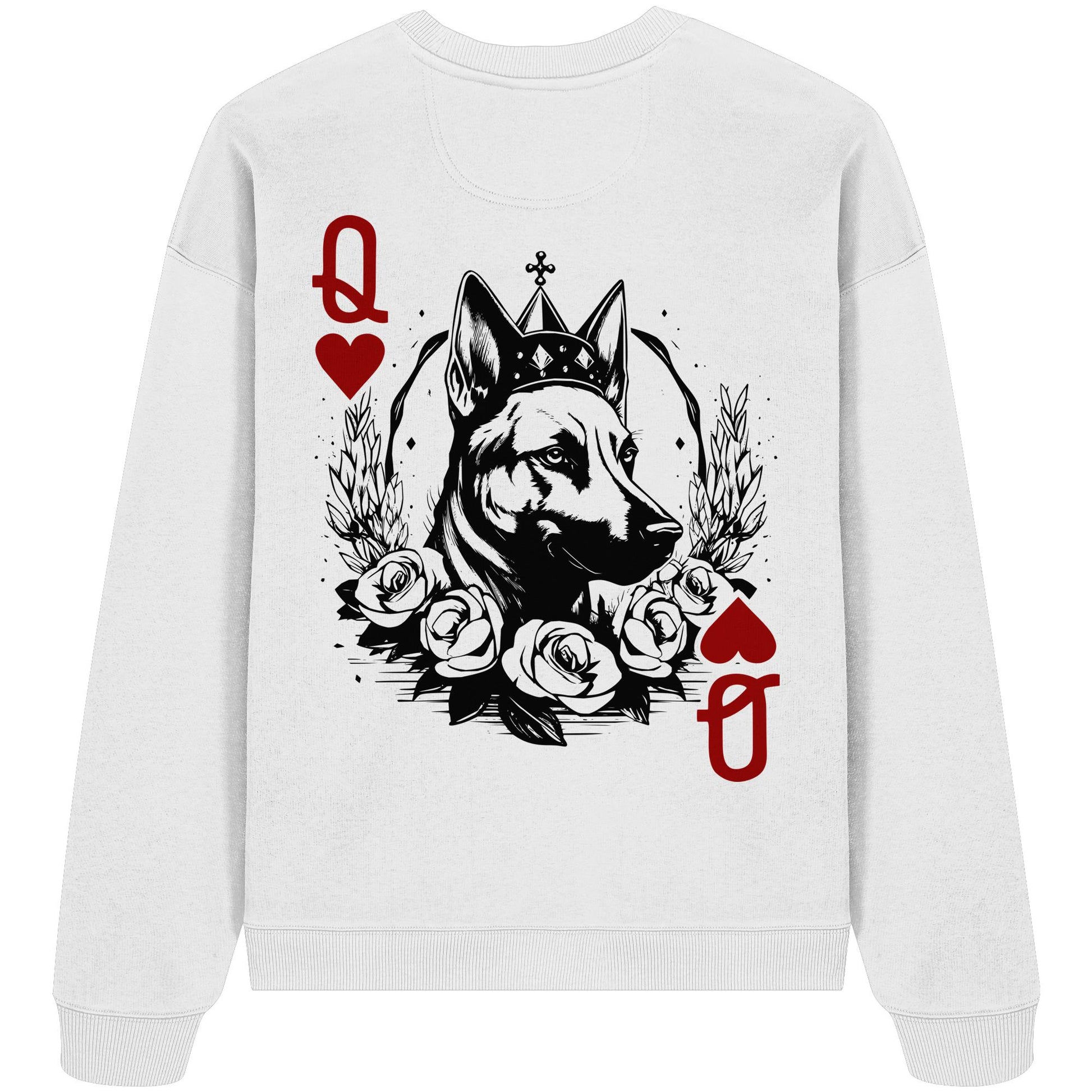 Herzkönigin Malinois - Organic Oversize Sweatshirt