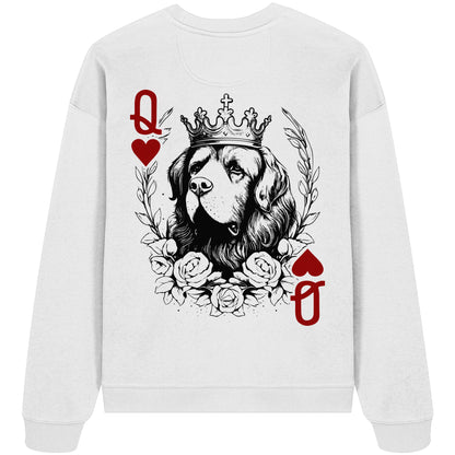 Herzkönigin Neufundländer - Organic Oversize Sweatshirt