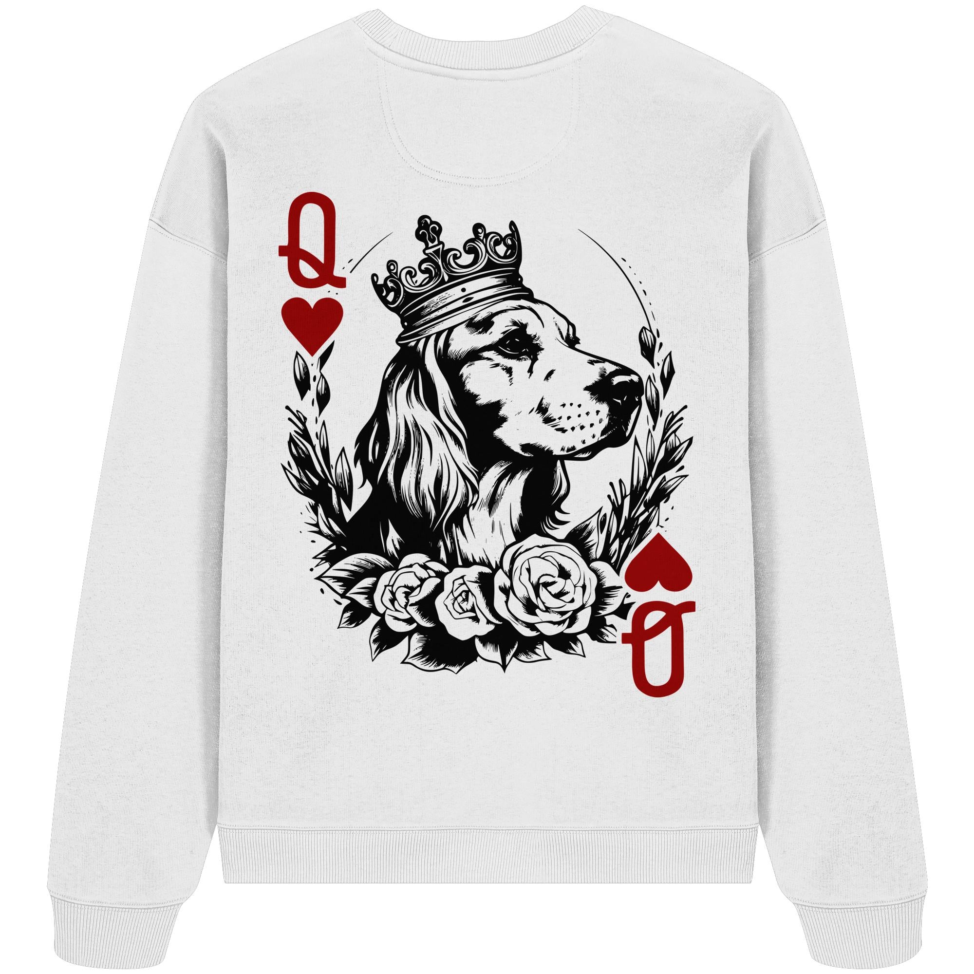 Herzkönigin Cocker Spaniel - Organic Oversize Sweatshirt