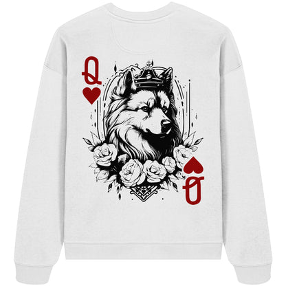 Herzkönigin Wolfsspitz - Organic Oversize Sweatshirt