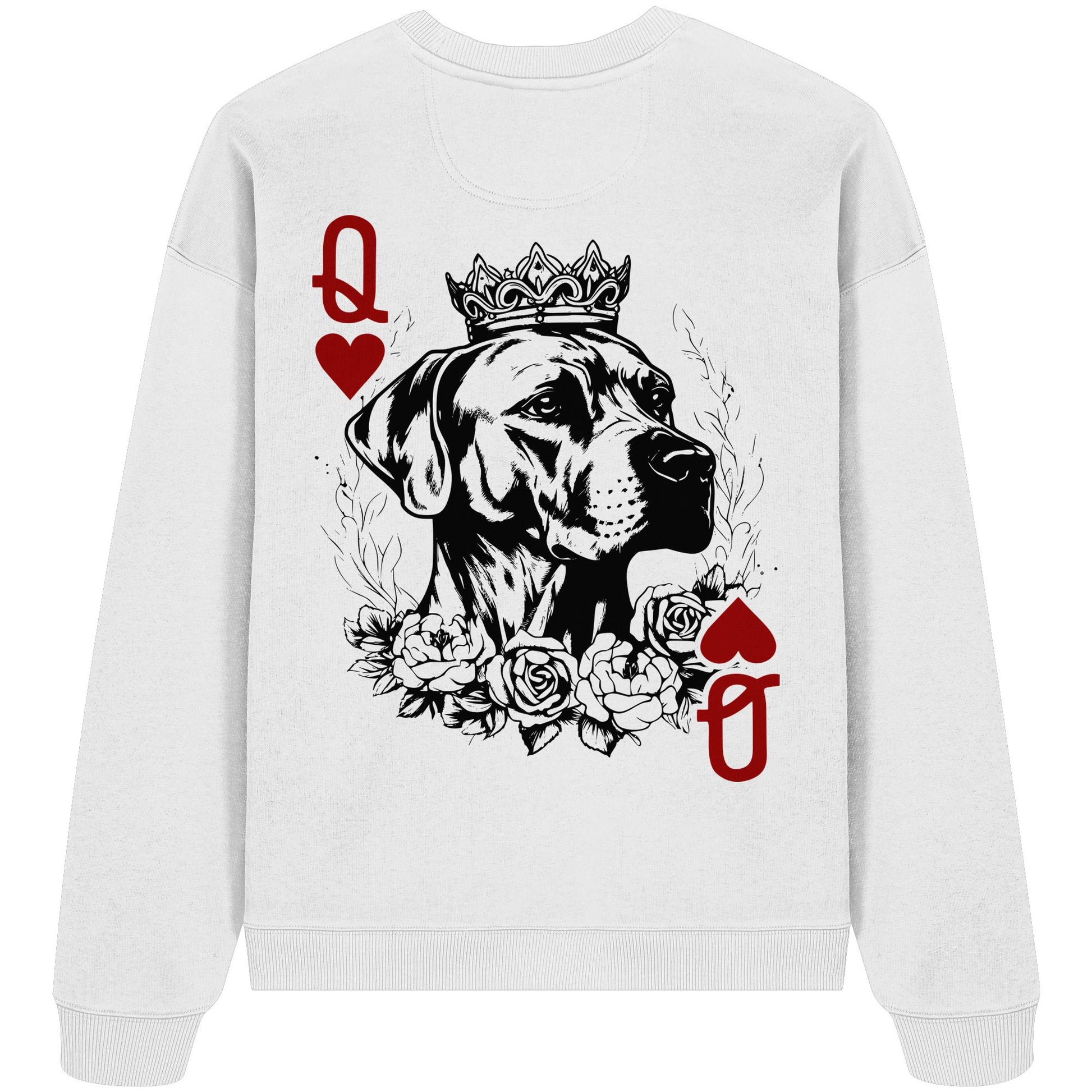 Herzkönigin Rhodesian Ridgeback - Organic Oversize Sweatshirt