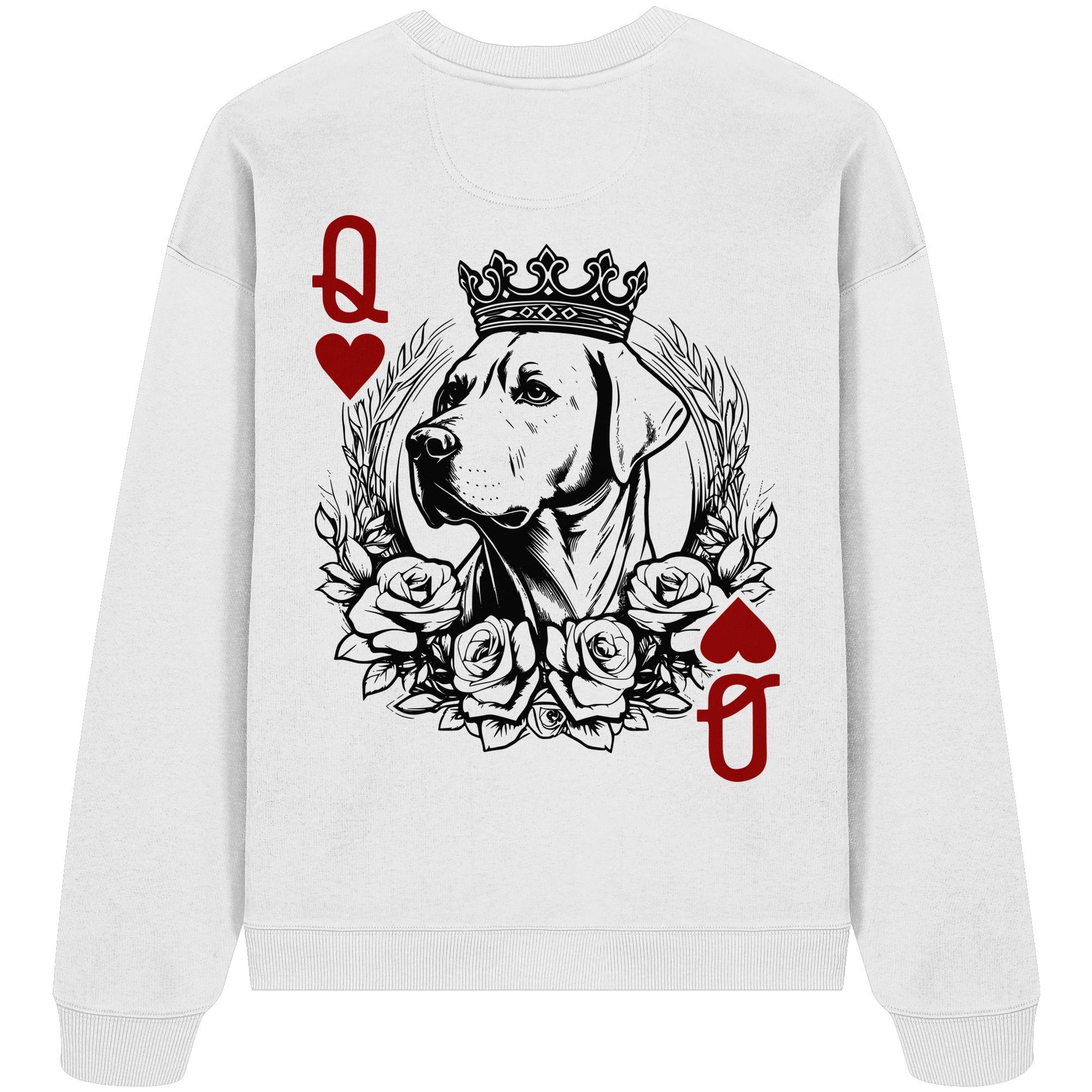Herzkönigin Labrador - Organic Oversize Sweatshirt