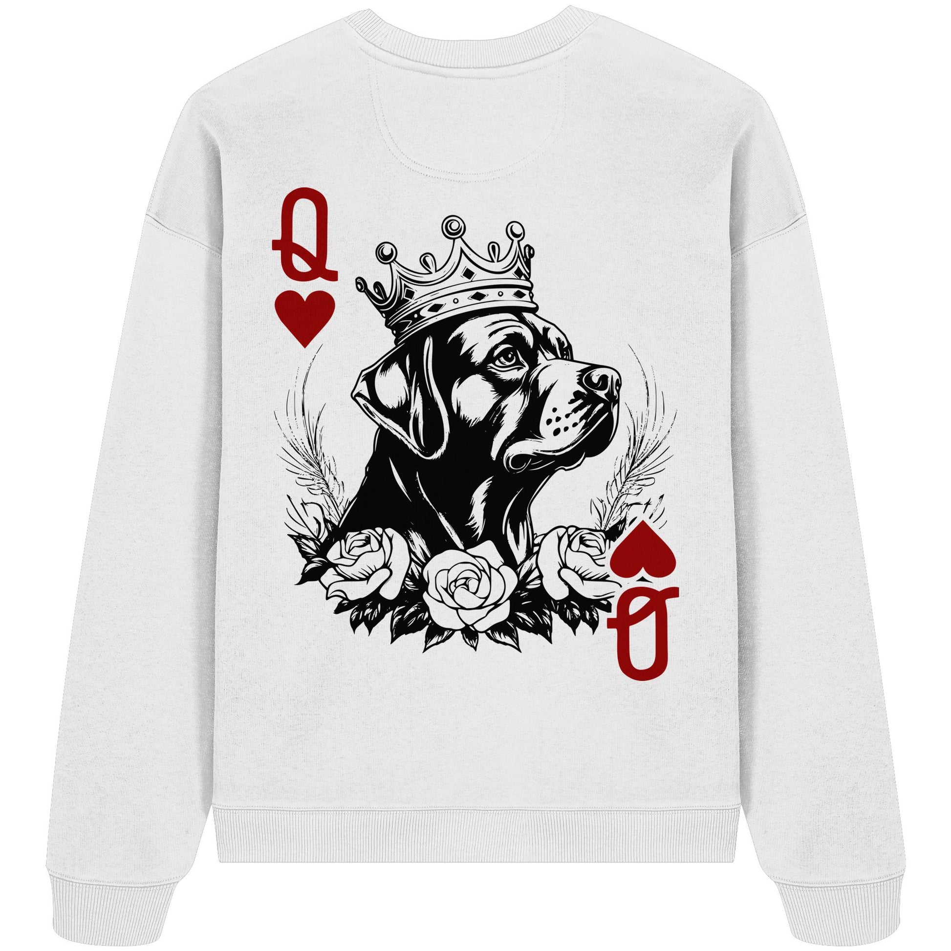 Herzkönigin Rottweiler - Organic Oversize Sweatshirt