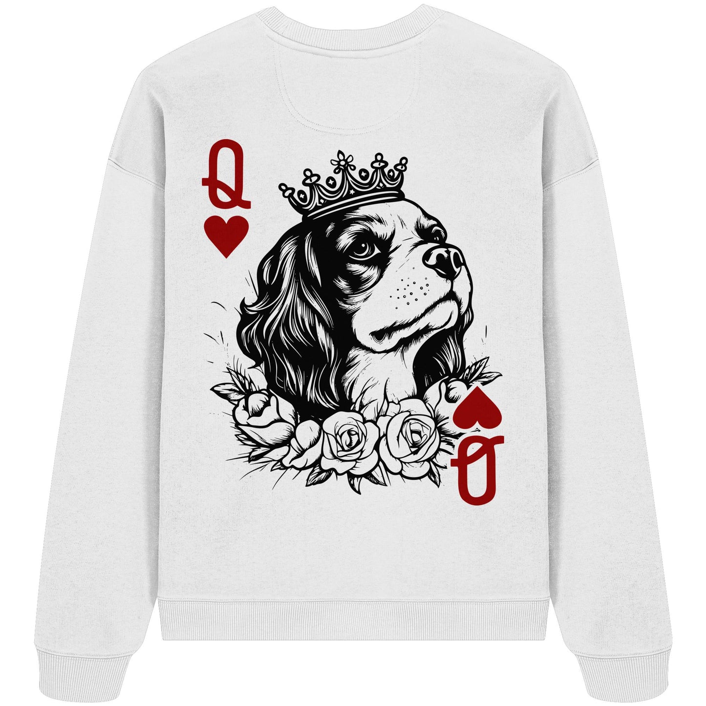 Herzkönigin Cavalier King Charles Spaniel - Organic Oversize Sweatshirt