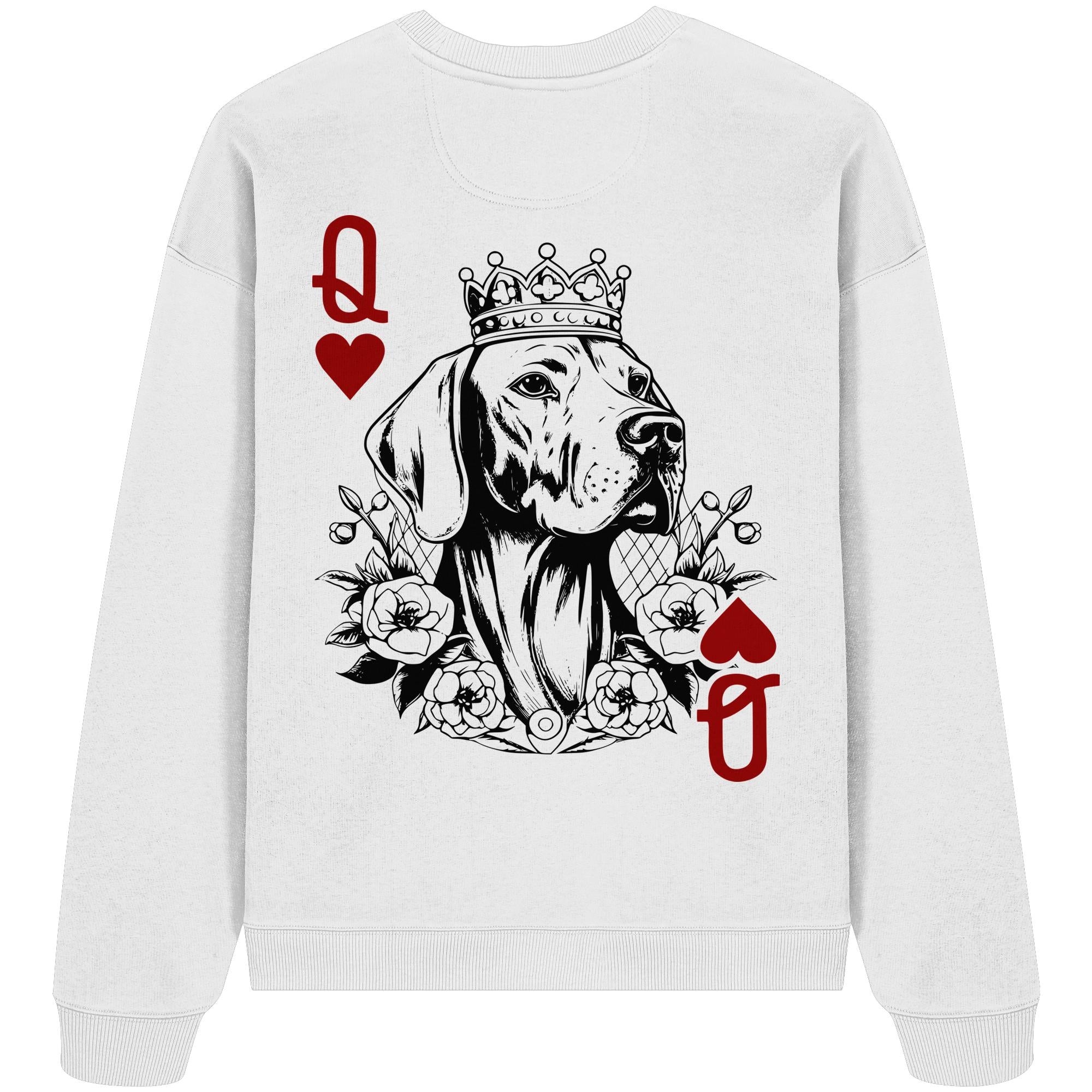 Herzkönigin Vizsla - Organic Oversize Sweatshirt