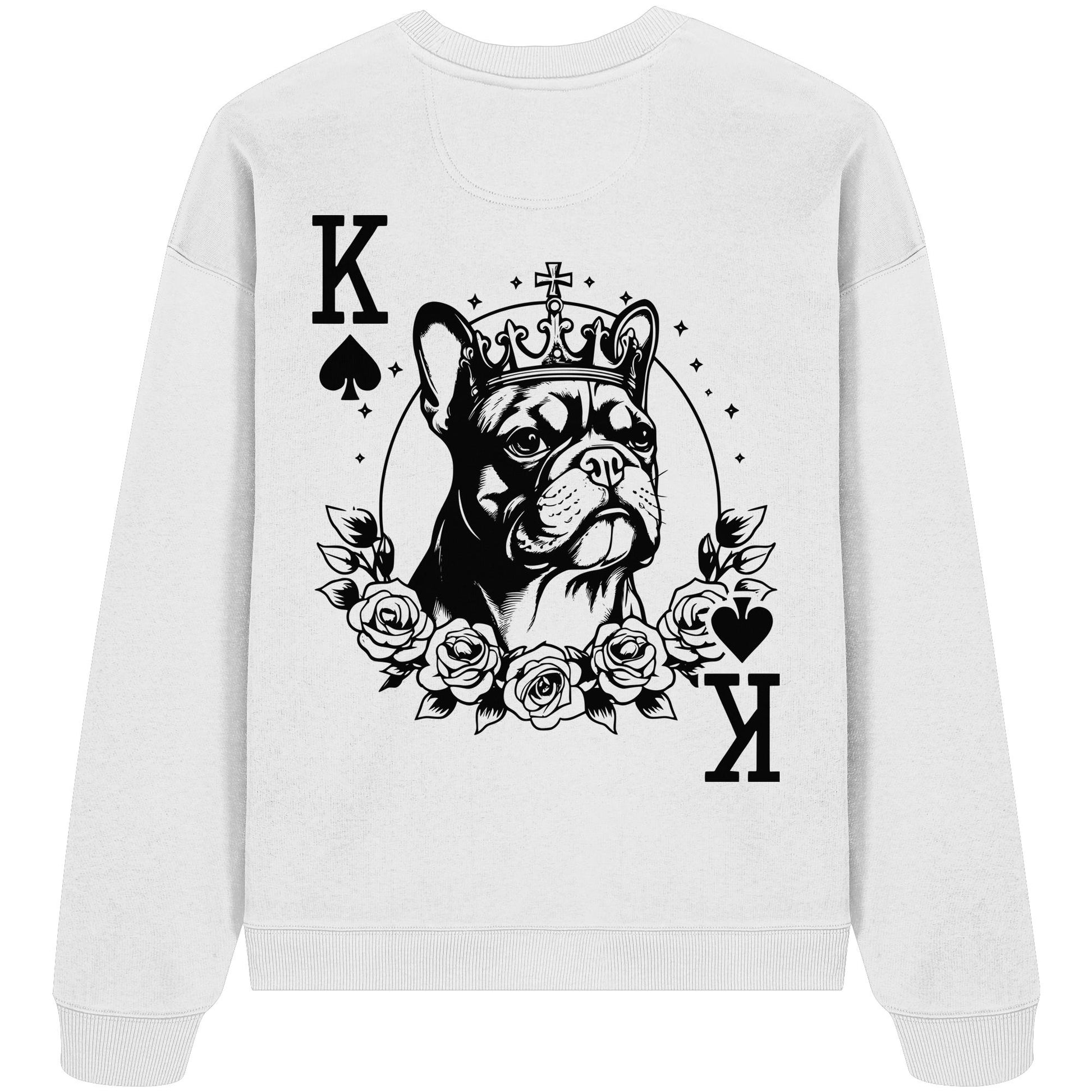 Pikkönig Französische Bulldogge - Organic Oversize Sweatshirt